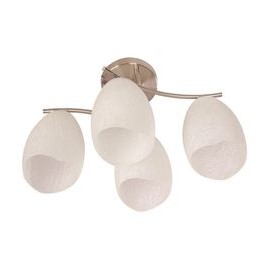 LÁMPARA DE TECHO 4 LUCES SATÍN NÍQUEL-TodoenunSitio-HAMPTON BAY
