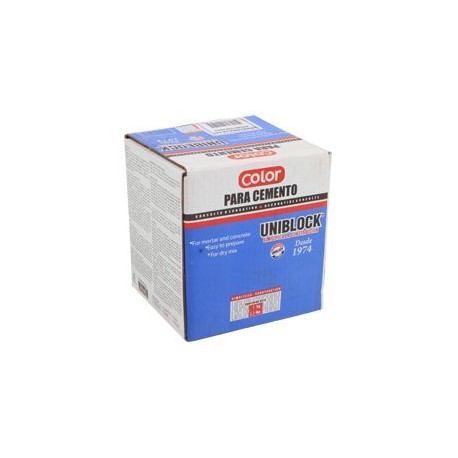 COLOR PARA CEMENTO UNIBLOCK ROJO OXIDO1 KG-TodoenunSitio-