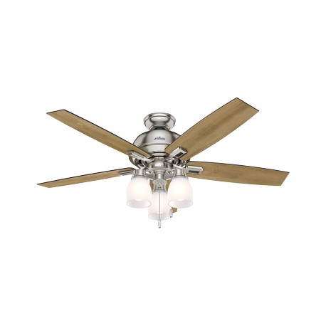 VENTILADOR DE TECHO HUNTER 52IN DONEGAN CON LUZ-TodoenunSitio-HUNTER