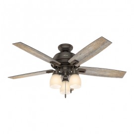 VENTILADOR DE TECHO HUNTER DONEGAN 52IN CON LUZ-TodoenunSitio-HUNTER