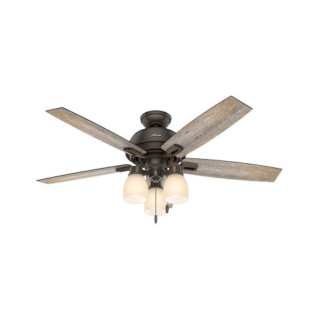 VENTILADOR DE TECHO HUNTER DONEGAN 52IN CON LUZ-TodoenunSitio-HUNTER