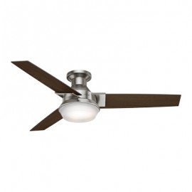 VENTILADOR DE TECHO HUNTER MORELLI 52IN CON LUZ-TodoenunSitio-HUNTER