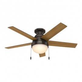 VENTILADOR DE TECHO HUNTER ANSLEE 46IN CON LUZ-TodoenunSitio-HUNTER