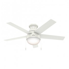 VENTILADOR DE TECHO HUNTER ANSLEE 46IN CON LUZ-TodoenunSitio-HUNTER