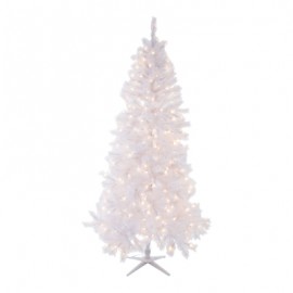 ÁRBOL NAVIDEÑO ARTIFICIAL ILUMINADO 350 LUCES CARIBBEAN 2.29 M BLANCO-TodoenunSitio-HOME ACCENTS HOLIDAY