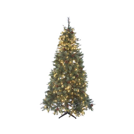 ÁRBOL NAVIDEÑO ARTIFICIAL ILUMINADO 500 LUCES ALEXANDER 2.29 M VERDE-TodoenunSitio-HOME ACCENTS HOLIDAY