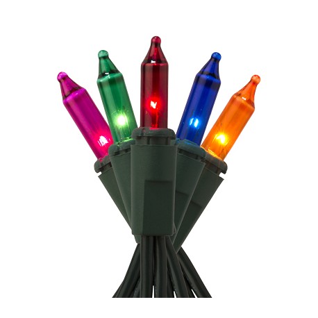 SERIE DE LUCES PARA ÁRBOL DE NAVIDAD 100 LUCES MULTICOLOR-TodoenunSitio-HOME ACCENTS HOLIDAY