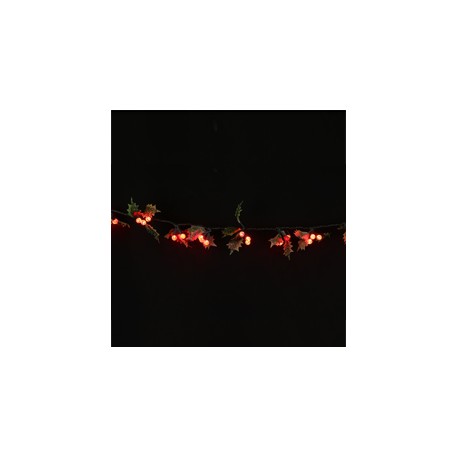 GUIRNALDA ILUMINADA LED G14 60 LUCES ROJO-TodoenunSitio-HOME ACCENTS HOLIDAY