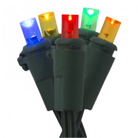 SERIE DE LUCES LED PARA ÁRBOL DE NAVIDAD MICRO 60 LUCES MULTICOLOR-TodoenunSitio-HOME ACCENTS HOLIDAY