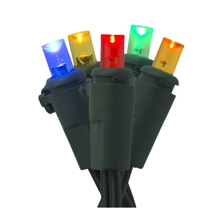 SERIE DE LUCES LED PARA ÁRBOL DE NAVIDAD MICRO 60 LUCES MULTICOLOR-TodoenunSitio-HOME ACCENTS HOLIDAY