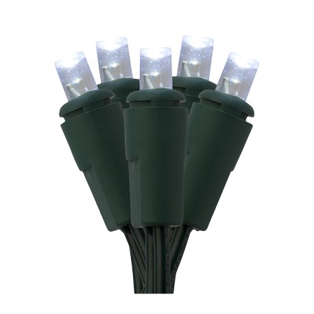 SERIE DE LUCES LED PARA ÁRBOL DE NAVIDAD MICRO 60 LUCES BLANCO-TodoenunSitio-HOME ACCENTS HOLIDAY