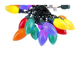 SERIE DE LUCES LED PARA ÁRBOL DE NAVIDAD C9 50 LUCES MULTICOLOR-TodoenunSitio-HOME ACCENTS HOLIDAY