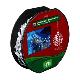 SERIE DE LUCES LED LLUVIA 200 LUCES BLANCO-TodoenunSitio-HOME ACCENTS HOLIDAY