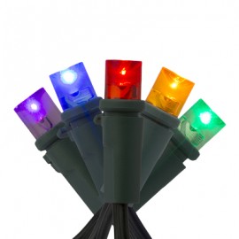 SERIE DE LUCES LED PARA ÁRBOL DE NAVIDAD DOMO 100 LUCES MULTICOLOR-TodoenunSitio-HOME ACCENTS HOLIDAY