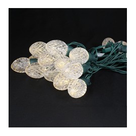 SERIE DE LUCES LED PARA ÁRBOL DE NAVIDAD C12 25 LUCES BLANCO-TodoenunSitio-HOME ACCENTS HOLIDAY