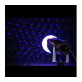 PAQUETE 2 ESTACA PROYECTOR PUNTOS CALEIDOSCOPIO CON LUZ LED MULTICOLOR-TodoenunSitio-
