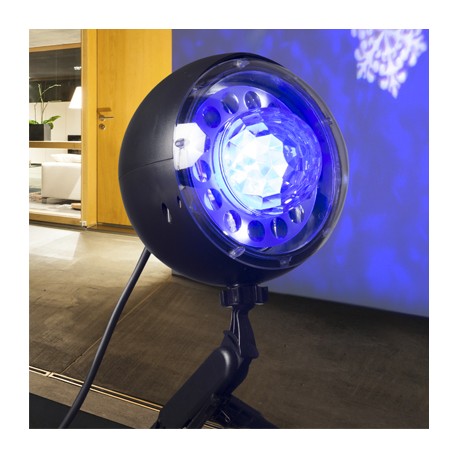 PROYECTOR NAVIDEÑO LED CALEIDOSCOPIO COPOS DE NIEVE-TodoenunSitio-