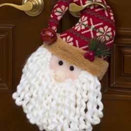 PELUCHE NAVIDEÑO PARA PUERTA SANTA / MONO DE NIEVE 35 CM-TodoenunSitio-HOME ACCENTS HOLIDAY