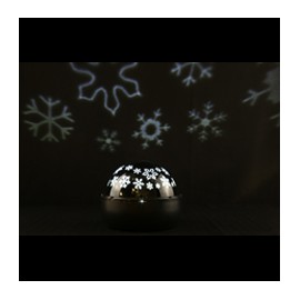 PROYECTOR DE MESA COPOS DE NIEVE BLANCO-TodoenunSitio-