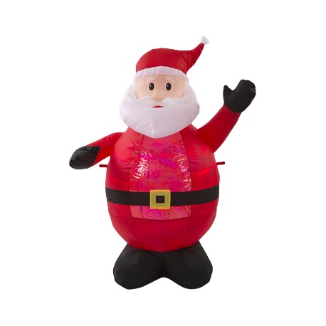 INFLABLE ILUMINADO NAVIDEÑO SANTA CLAUS/MONO DE NIEVE 1.21 M-TodoenunSitio-HOME ACCENTS HOLIDAY