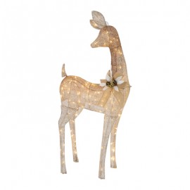 RENO NAVIDEÑO DORADO ILUMINADO LED 1.32 M-TodoenunSitio-HOME ACCENTS HOLIDAY