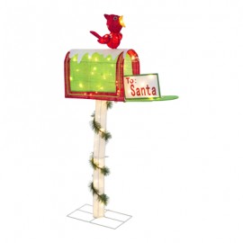 BUZÓN NAVIDEÑO ILUMINADO 1.37 M-TodoenunSitio-HOME ACCENTS HOLIDAY