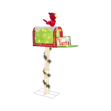BUZÓN NAVIDEÑO ILUMINADO 1.37 M-TodoenunSitio-HOME ACCENTS HOLIDAY