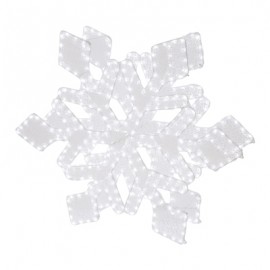 COPO DE NIEVE NAVIDEÑO BLANCO ILUMINADO LED 1.24 M-TodoenunSitio-