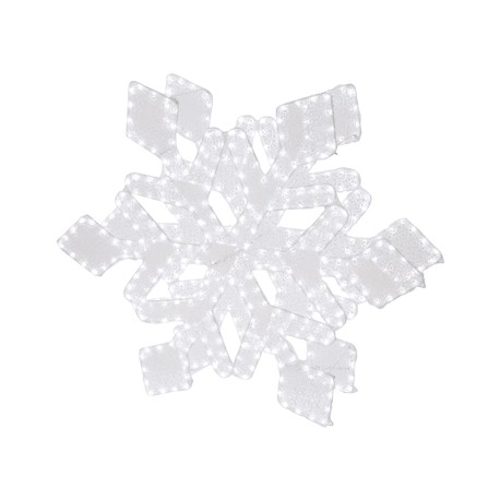 COPO DE NIEVE NAVIDEÑO BLANCO ILUMINADO LED 1.24 M-TodoenunSitio-
