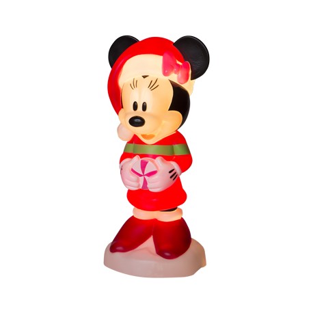 MINNIE NAVIDEÑA ILUMINADA 57 CM-TodoenunSitio-