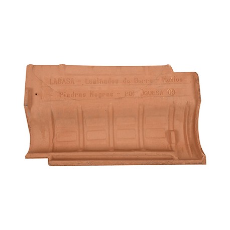 TEJA PORTUGUESA NARANJA DE 40.5 X 25 CM BARRO-TodoenunSitio-LABASA