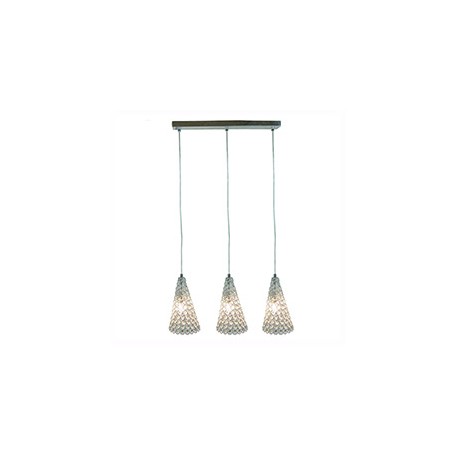 LÁMPARA COLGANTE DE 3 LUCES E27 40 W-TodoenunSitio-ARTÍSTICA