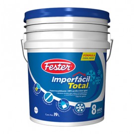IMPERMEABILIZANTE FESTER IMPERFÁCIL TOTAL 8 AÑOS BLANCO 19L-TodoenunSitio-HENKEL
