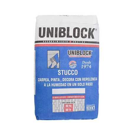 ESTUCO UNIBLOCK 40 KG BLANCO-TodoenunSitio-UNIBLOCK