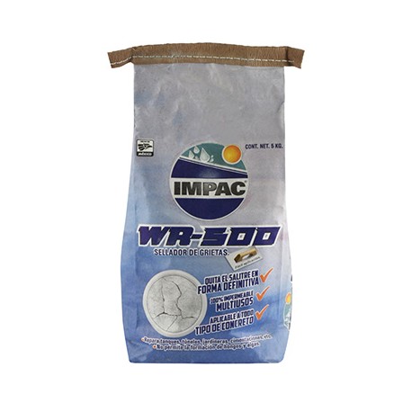 SELLADOR DE GRIETAS WR-500 GRIS DE 5 KG-TodoenunSitio-IMPAC