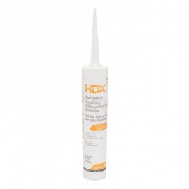 SELLADOR ACRÍLICO SILICONIZADO BLANCO 300 ML-TodoenunSitio-HDX