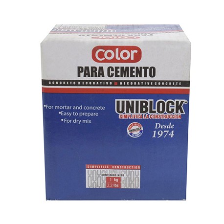 COLOR PARA CEMENTO VERDE PRADERA 1 KG-TodoenunSitio-UNIBLOCK