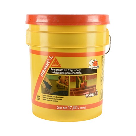 ACELERANTE PARA FRAGUADO LÍQUIDO DE 17.42 L CAFÉ-TodoenunSitio-SIKA