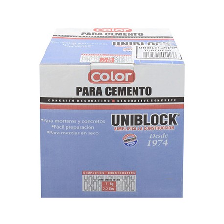 COLOR PARA CEMENTO DE 1KG AZUL-TodoenunSitio-UNIBLOCK