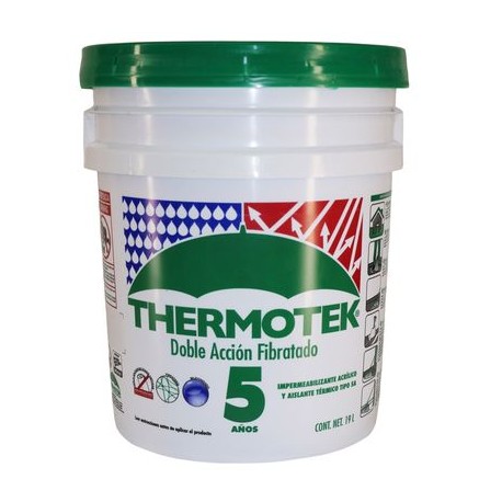 THERMOTEK DOBLE ACCIÓN 5 AÑOS TERRACOTA CUBETA 19 L-TodoenunSitio-THERMOTEK
