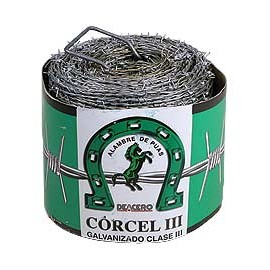 ALAMBRE PÚAS TIPO III ROLLO 300M MARCA SHERIFF-TodoenunSitio-ACEROS LEAL