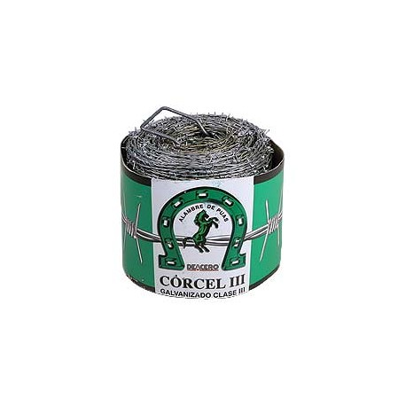 ALAMBRE PÚAS TIPO III ROLLO 300M MARCA SHERIFF-TodoenunSitio-ACEROS LEAL