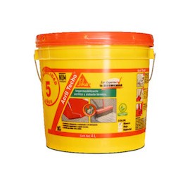 IMPERMEABILIZANTE ACRIL TECHO 5 AÑOS 4.72 KG ROJO-TodoenunSitio-SIKA