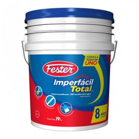 IMPERMEABILIZANTE FESTER IMPERFÁCIL TOTAL 8 AÑOS ROJO 19L-TodoenunSitio-HENKEL